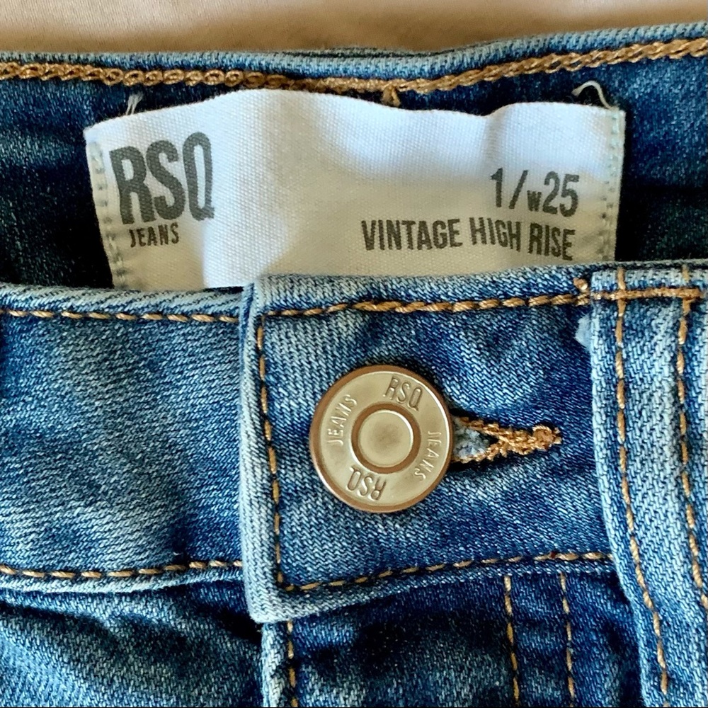 RSQ High Rise Jean Shorts - Picture 3 of 3